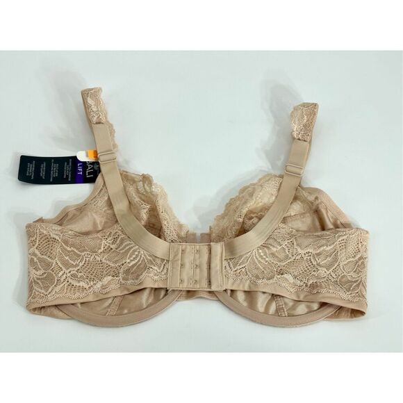 Bali Lift NWT size 40D nude lace underwire bra style 6543 - Picture 3 of 5